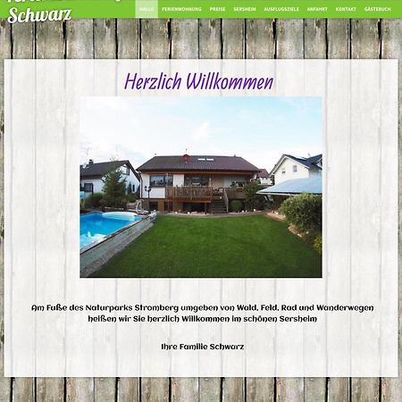 Ferienwohnung Schwarz Sersheim Eksteriør billede